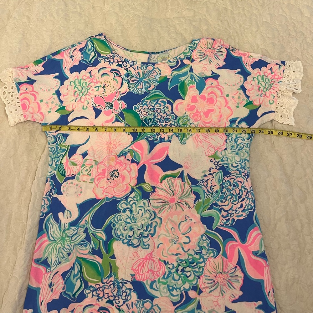 Lilly Pulitzer Helina T-shirt dress in “Peony For Your Thoughts" floral print - Picture 6 of 7